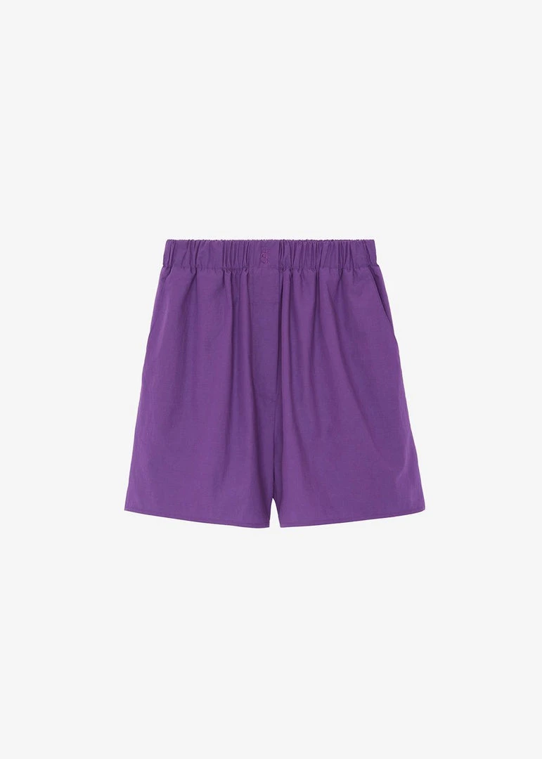 The Frankie Shop Lui Organic Cotton Boxer Short - Berry 8 The Frankie Shop Lui Organic Cotton Boxer Short - Berry