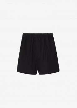 The Frankie Shop CLOTHING Lui Organic Cotton Boxer Short - Black