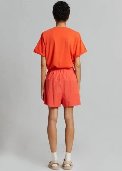 The Frankie Shop CLOTHING Lui Organic Cotton Boxer Short - Chili 16 The Frankie Shop CLOTHING Lui Organic Cotton Boxer Short - Chili