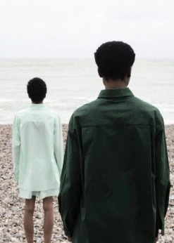 The Frankie Shop CLOTHING Lui Organic Cotton Boxer Short - Menthe