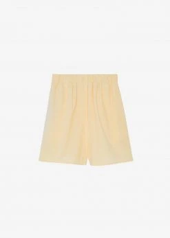 The Frankie Shop Lui Organic Cotton Boxer Short - Pale Yellow CLOTHING 20 The Frankie Shop Lui Organic Cotton Boxer Short - Pale Yellow CLOTHING