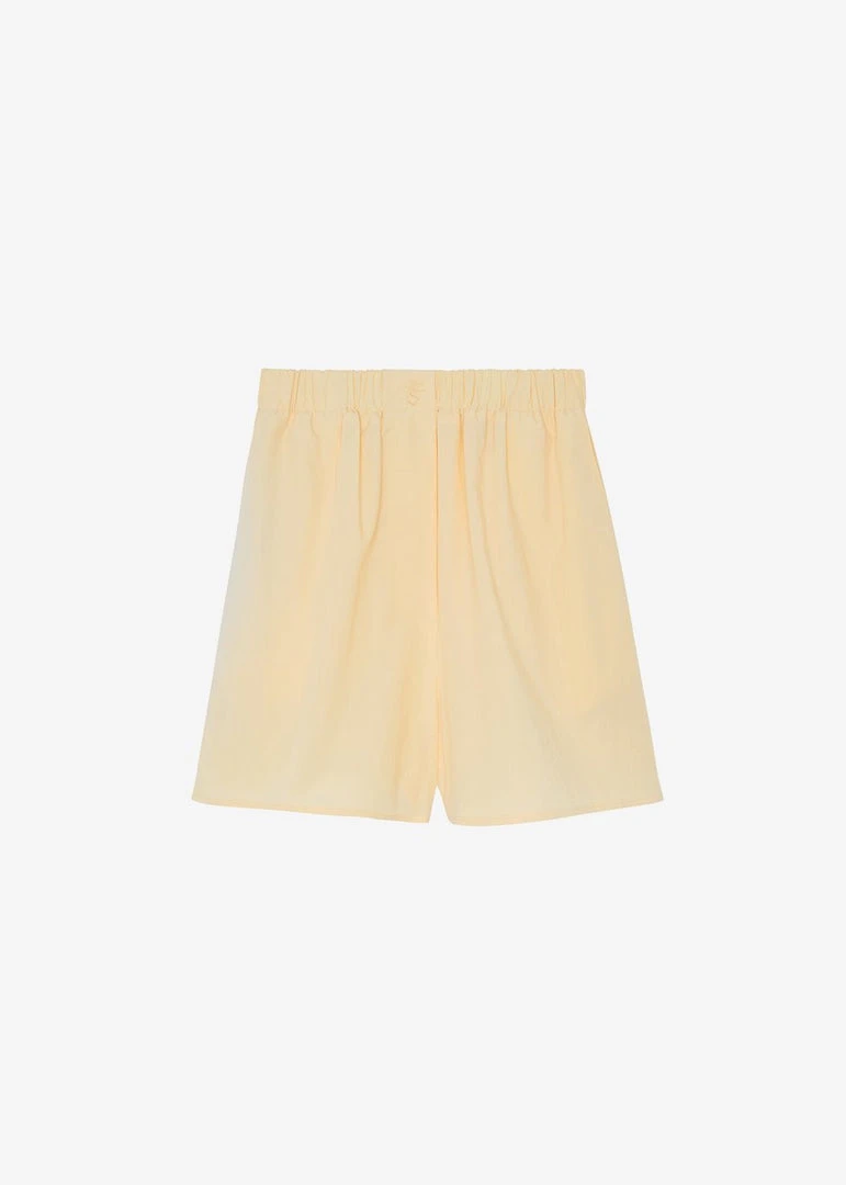 The Frankie Shop Lui Organic Cotton Boxer Short - Pale Yellow CLOTHING 10 The Frankie Shop Lui Organic Cotton Boxer Short - Pale Yellow CLOTHING