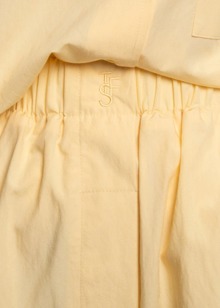 The Frankie Shop Lui Organic Cotton Boxer Short - Pale Yellow CLOTHING 3 The Frankie Shop Lui Organic Cotton Boxer Short - Pale Yellow CLOTHING