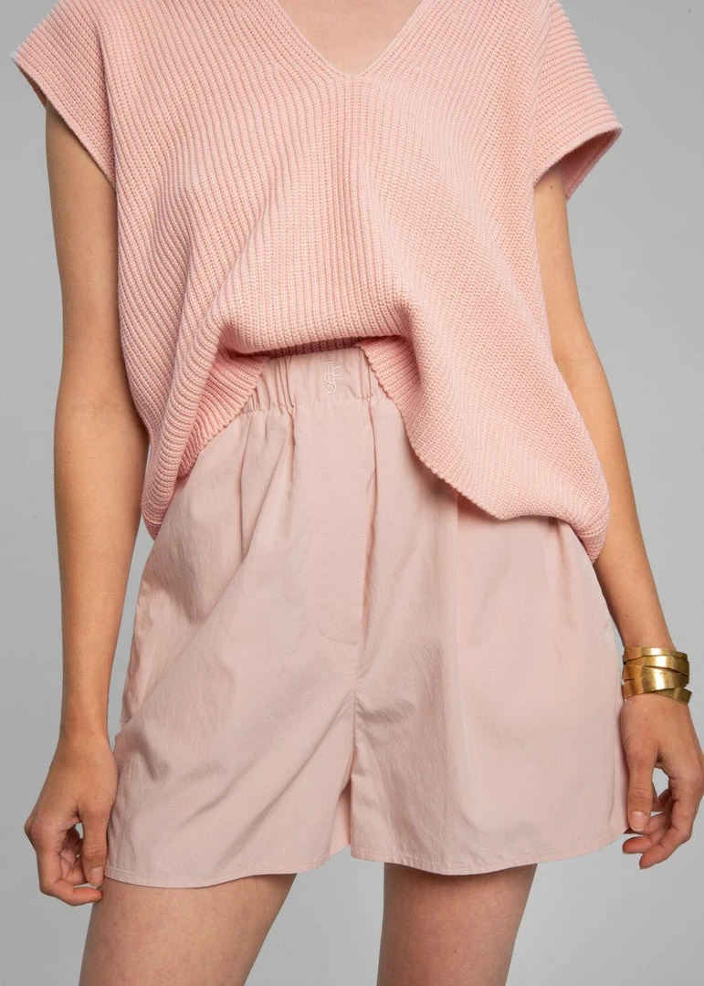 The Frankie Shop Lui Organic Cotton Boxer Short - Rose Water 2 The Frankie Shop Lui Organic Cotton Boxer Short - Rose Water