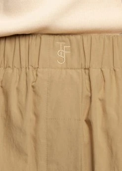 The Frankie Shop Lui Organic Cotton Boxer Short - Sahara CLOTHING
