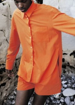 The Frankie Shop CLOTHING Lui Organic Cotton Boxer Short - Tangerine 15 The Frankie Shop CLOTHING Lui Organic Cotton Boxer Short - Tangerine