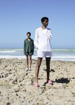 The Frankie Shop Lui Organic Cotton Boxer Short - White