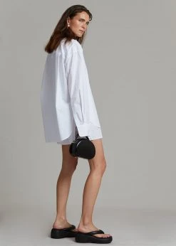 The Frankie Shop Lui Organic Cotton Boxer Short - White