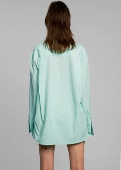 The Frankie Shop CLOTHING Lui Organic Cotton Shirt - Menthe