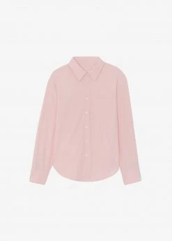 The Frankie Shop CLOTHING Lui Organic Cotton Shirt - Rose Water 17 The Frankie Shop CLOTHING Lui Organic Cotton Shirt - Rose Water