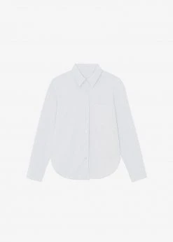 The Frankie Shop Lui Organic Cotton Shirt - White