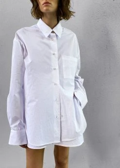 The Frankie Shop Lui Organic Cotton Shirt - White