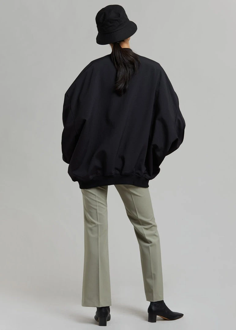 The Frankie Shop CLOTHING Lumi Bomber Jacket - Black 8 The Frankie Shop CLOTHING Lumi Bomber Jacket - Black