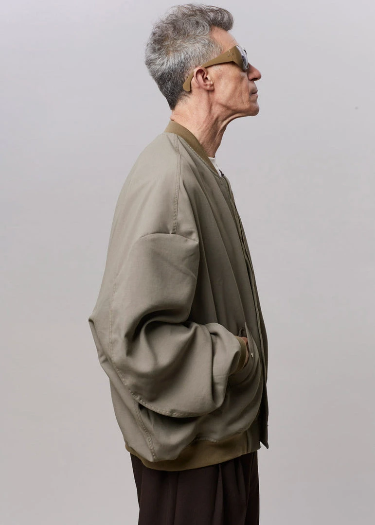 The Frankie Shop Lumi Bomber Jacket - Dark Olive 10 The Frankie Shop Lumi Bomber Jacket - Dark Olive