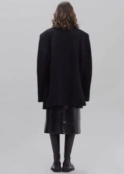 Paper Moon Mabel Fuzzy Oversized Blazer - Black 16 Paper Moon Mabel Fuzzy Oversized Blazer - Black