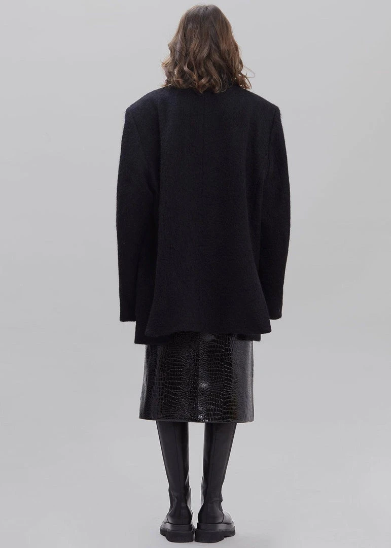 Paper Moon Mabel Fuzzy Oversized Blazer - Black 8 Paper Moon Mabel Fuzzy Oversized Blazer - Black