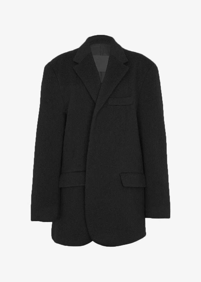 Paper Moon Mabel Fuzzy Oversized Blazer - Black 9 Paper Moon Mabel Fuzzy Oversized Blazer - Black