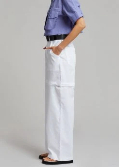 Beside You Mada Belted Pants - White CLOTHING 13 Beside You Mada Belted Pants - White CLOTHING