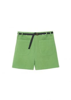 The Frankie Shop Mae Denim Shorts - Kelly Green 11 The Frankie Shop Mae Denim Shorts - Kelly Green