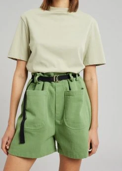 The Frankie Shop Mae Denim Shorts - Kelly Green 8 The Frankie Shop Mae Denim Shorts - Kelly Green