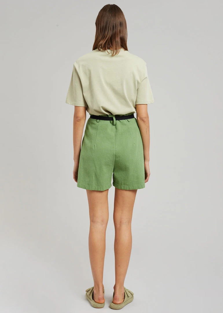 The Frankie Shop Mae Denim Shorts - Kelly Green 5 The Frankie Shop Mae Denim Shorts - Kelly Green