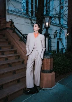 The Frankie Shop Maesa Cargo Pants - Taupe Melange CLOTHING 18 The Frankie Shop Maesa Cargo Pants - Taupe Melange CLOTHING