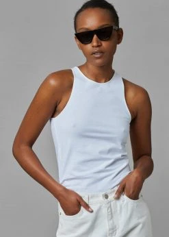 Loulou Studio Mahina Tank Top - White