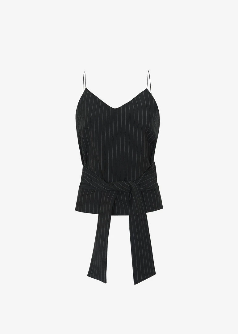 Le PPL Malo Pinstripe Top - Black 9 Le PPL Malo Pinstripe Top - Black