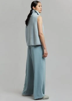 Mini Market CLOTHING Malou Zip Vest - Pale Blue