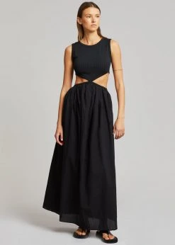 The Plan Mara Cut Out Maxi Dress - Black