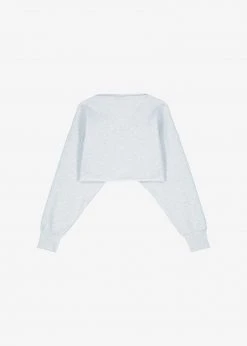 Earl Grey CLOTHING Margo Cropped Sweatshirt - Grey