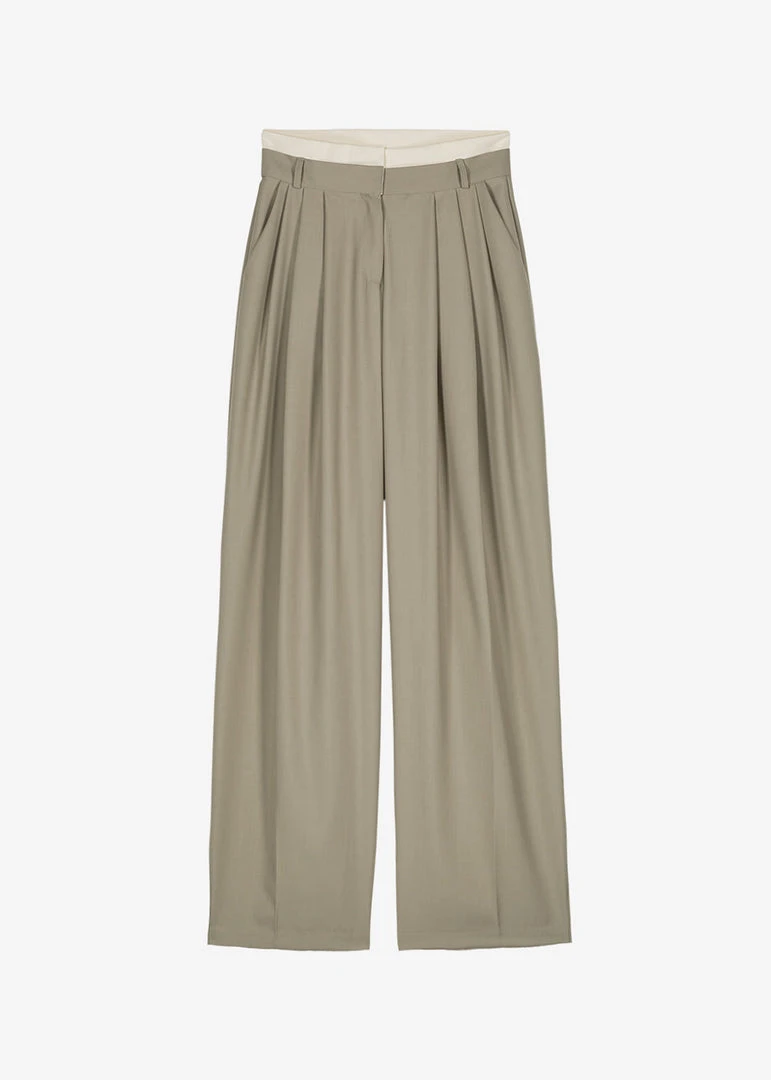 Beside You Mariza Wide Pants - Beige 14 Beside You Mariza Wide Pants - Beige