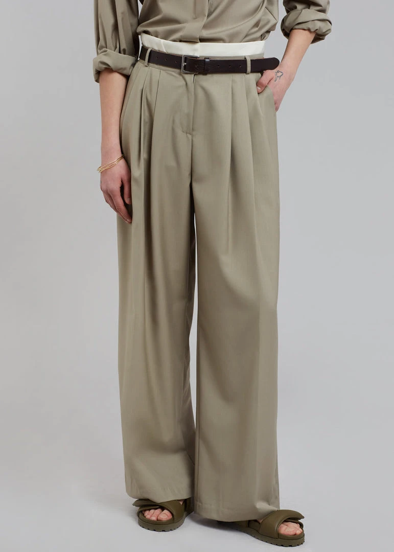Beside You Mariza Wide Pants - Beige 11 Beside You Mariza Wide Pants - Beige