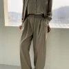 Beside You Mariza Wide Pants - Beige
