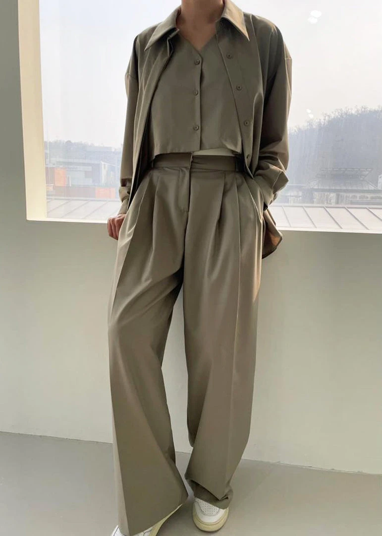 Beside You Mariza Wide Pants - Beige 1 Beside You Mariza Wide Pants - Beige