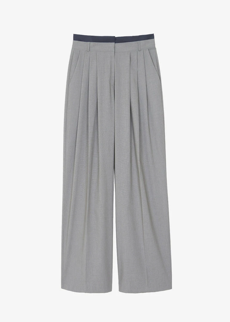 Beside You Mariza Wide Pants - Grey 7 Beside You Mariza Wide Pants - Grey