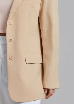 The Frankie Shop Marquesa Blazer - Apricot