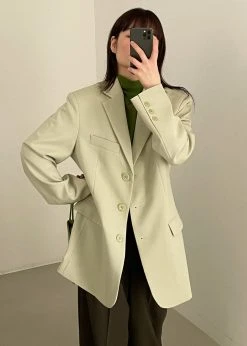 The Frankie Shop CLOTHING Marquesa Blazer - Melon