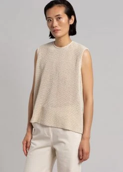 MATIN Knit Tank - Natural