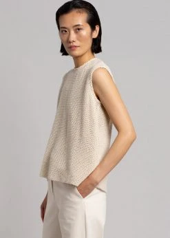 MATIN Knit Tank - Natural