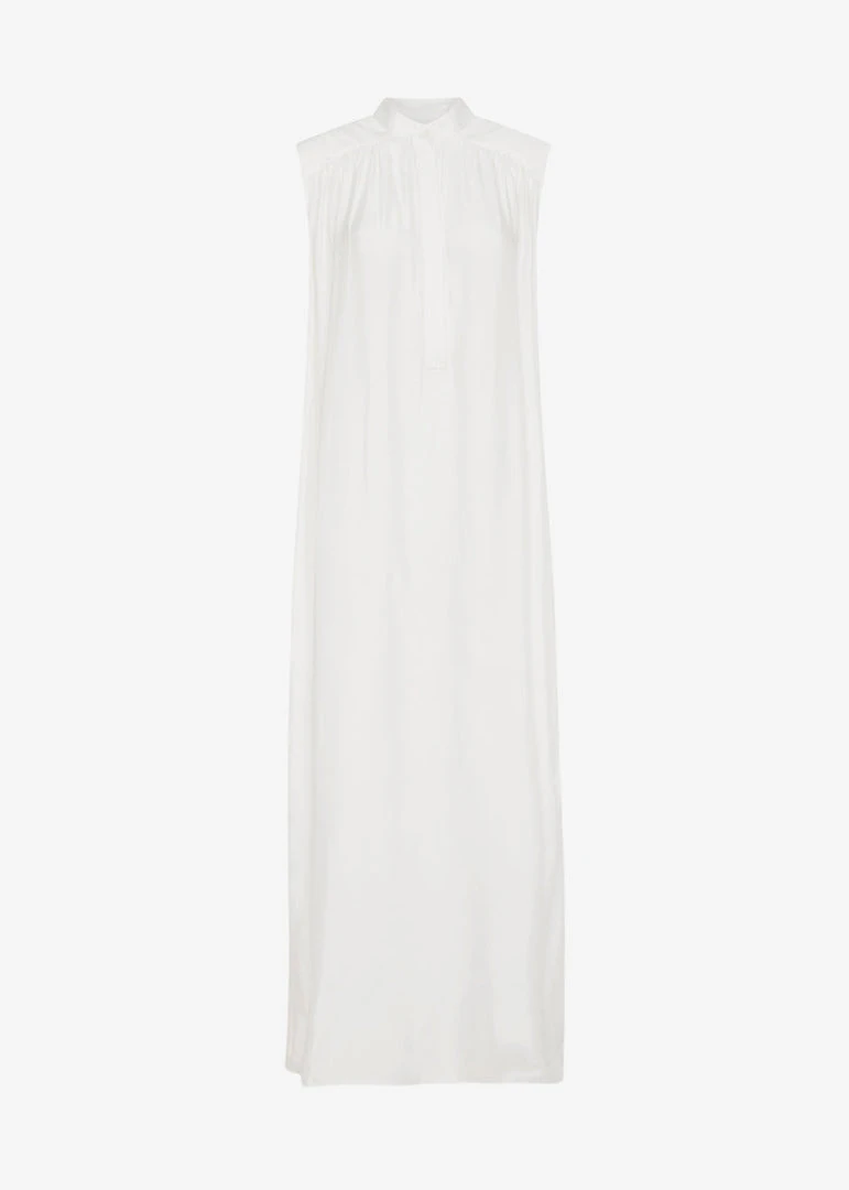 MATIN Sleeveless Button-up Dress - Off White CLOTHING 10 MATIN Sleeveless Button-up Dress - Off White CLOTHING