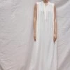 MATIN Sleeveless Button-up Dress - Off White CLOTHING