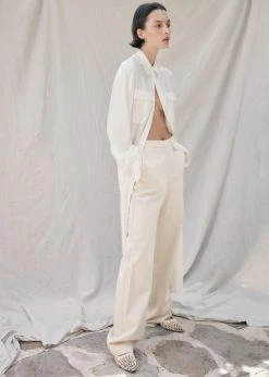 CLOTHING MATIN Slim Pant - Natural 16 CLOTHING MATIN Slim Pant - Natural