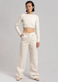 CLOTHING MATIN Slim Pant - Natural 19 CLOTHING MATIN Slim Pant - Natural