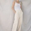 CLOTHING MATIN Slim Pant - Natural