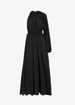 CLOTHING Matteau Asymmetric One Shoulder Dress - Black