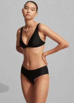 Matteau Boy Leg Bikini Brief - Black CLOTHING