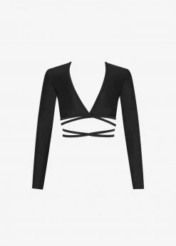 Matteau Wrap Sun Top - Black