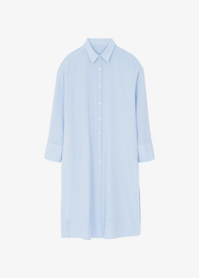 The Frankie Shop Mav Shirt Dress - Blue Stripe 10 The Frankie Shop Mav Shirt Dress - Blue Stripe