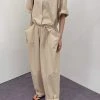 Love My Santa Maxim Jumpsuit - Beige